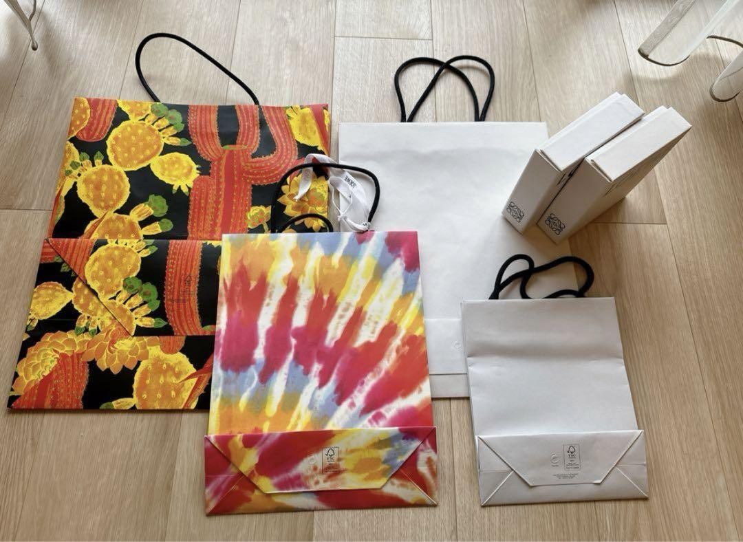 pa LOEWE ボックス 16個 未使用 Unused LOEWE Box Shop Bag Set | eBay