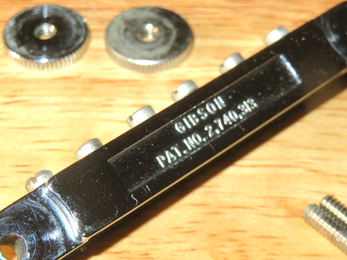 Gibson 1975 Chrome ABR-1 Tune O Matic Bridge - Bild 2 von 2