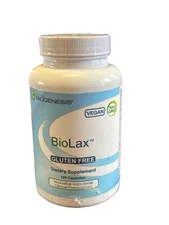 Nutra Biogenesis Biolax 120 Capsules Exp 12/25