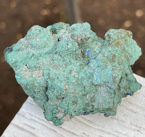 MALACHIT & AZURIT Druzy seltenes natürliches Kristallmineral STAR OF CONGO Mine 2 Zoll - Bild 3 von 5