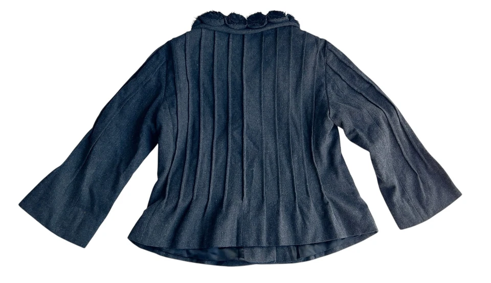 Chaqueta de lana manga larga para mujer PHILOSOPHY DI ALBERTA FERRETTI talla S gris Foto 2 de 4