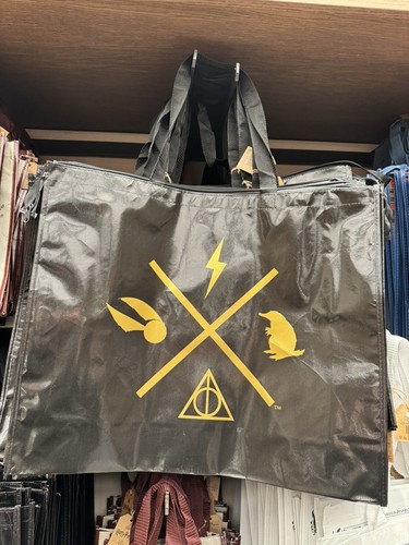 Harry Potter Wizarding World New York Store NYC LARGE BLK sacchetto regalo riutilizzabile nuovo con etichette - Foto 3 di 5