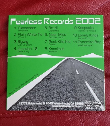 Fearless Records - 2002 and Beyond... CD Promo Sampler Complete w/Insert * PUNK - Picture 2 of 4