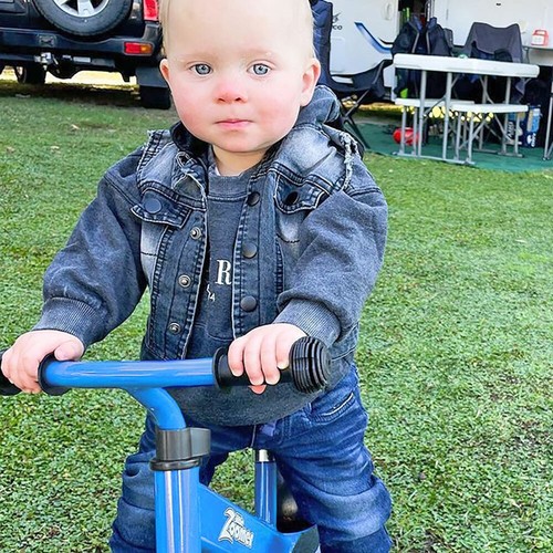 Balance Bike | Little Zoomer | Toddler Kids Baby | Ride on Push Training - BLUE - Picture 8 of 9