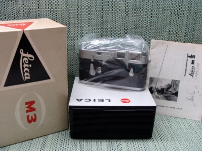 Leitz Wetzlar - Leica M3 DS Gehäuse ''early Budda Ears camera/box'' - OVP!