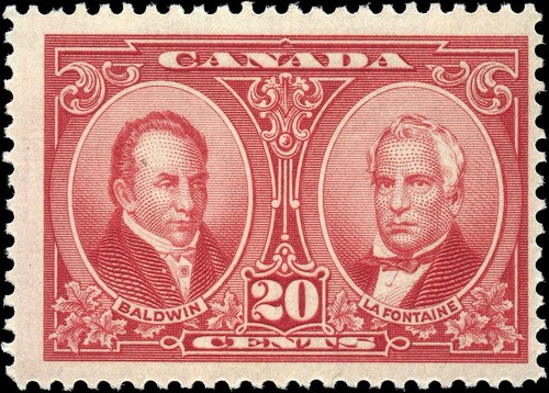 Canada Mint H F+ 20c Scott #148 1927 Historical Issue Stamp   - Foto 1 di 2
