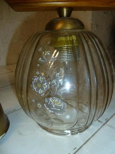 Balkenlampe mit 2 Gläser, rustikal, 46 cm breit, Höhe 58 cm - Bild 3 von 3
