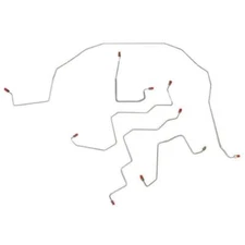 Front Brake Line Kit For Dodge Ram 1500 2006 4WD Rear ABS-WKT0601OM