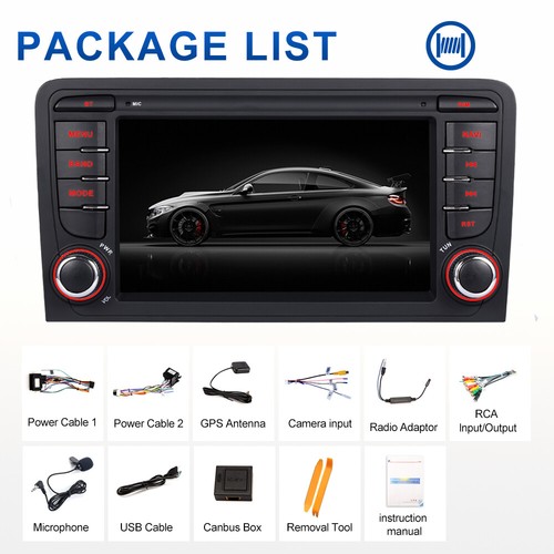 Android Auto Head Unit für Audi A3 S3 8P Sat Nav IPS BT GPS Stereo CarPlay Radio - Bild 5 von 17