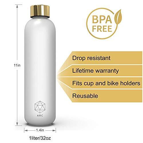 Arc Bottle Water Bottle With Time Marker Motivational Water Bottles With Times T - Picture 4 of 9