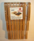 MUNDIAL Large in Drawer KNIFE Storage Holder 6 Slots 17"X7"X2" Wood Oak