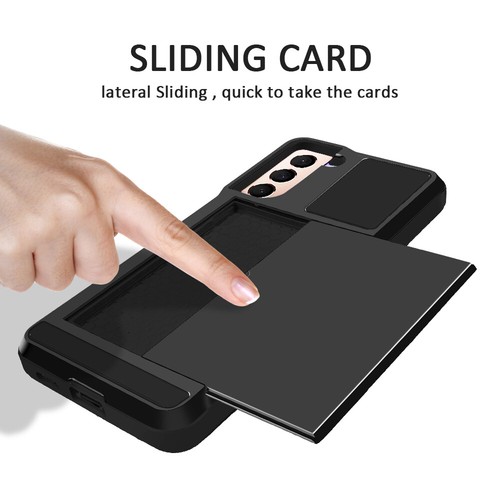 Per Samsung S21 Plus Galaxy S21 Ultra 5G custodia portafoglio slot per schede sottili - Foto 7 di 13
