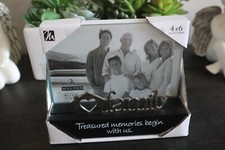 Family 4x6 Picture Frame 3D Steel Malden