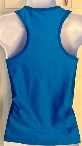 TOUSSE' BY GK ELITE LADIES LARGE ELECTRIC BLUE RACERBACK NYLON TOP RUNNING AL - Picture 5 of 7