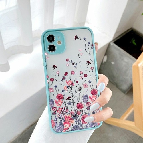 Funda de teléfono pintada a mano para iPhone X XS MAX XR colorida con flores a prueba de golpes - Imagen 8 de 11