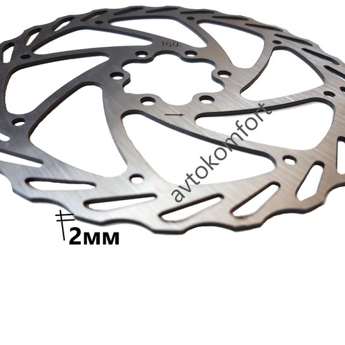 Bicycle Brake Disc Rotor 160mm Mountain Bike Dirt Bike MTB - Picture 2 of 3