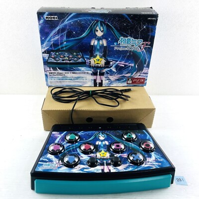 PS3 Hatsune Miku Project DIVA-F Mini Arcade Controller Black