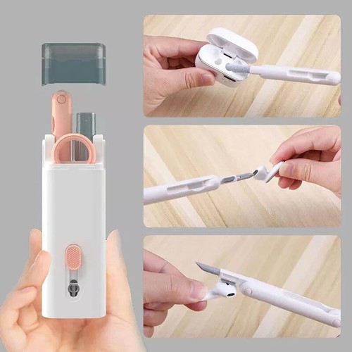 7 in 1 Computer Keyboard Cleaner Brush Kit Earphone Cleaning Pen - Picture 3 of 3