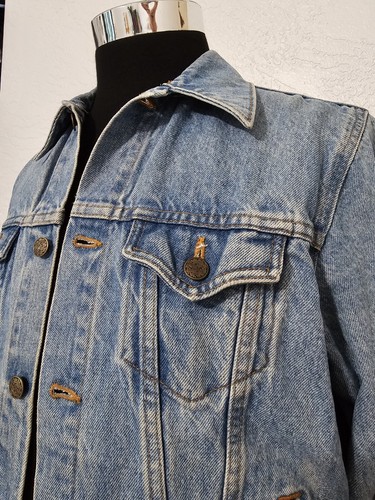 Mighty Morphin Power Rangers Denim Jacket Vintage 90s Jean Coat 1994 Unisex S SM - Picture 7 of 10