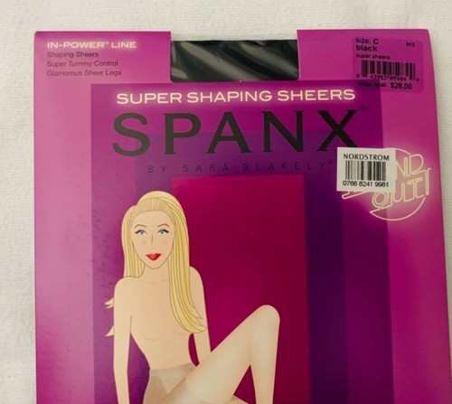 SPANX New SUPER SHAPING SHEERS Size C BLACK In Power Strumpfhose - Bild 2 von 4