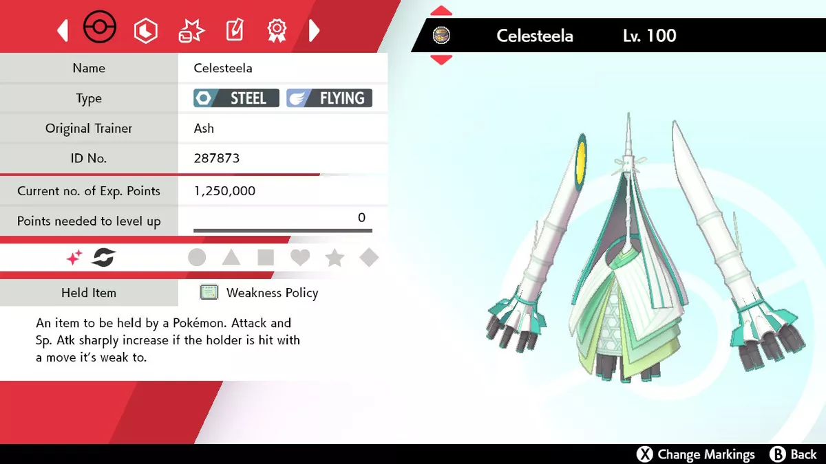 🌟Celesteela Shiny Best Stats Pokemon Sword and Shield Home 🌟