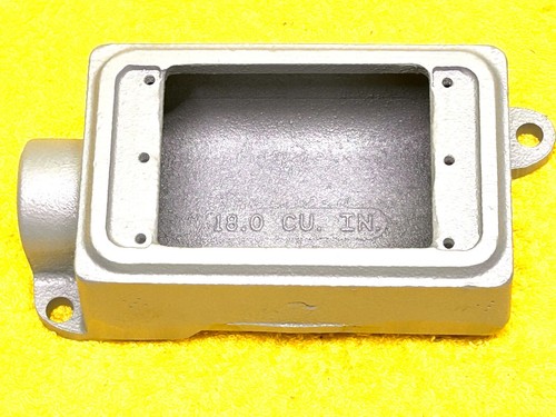 APPLETON FS-1-75 FS-1-75L 3/4" IRON FS-FD CS 1-GANG CAST DEVICE TYPE FS BOX - Picture 3 of 9