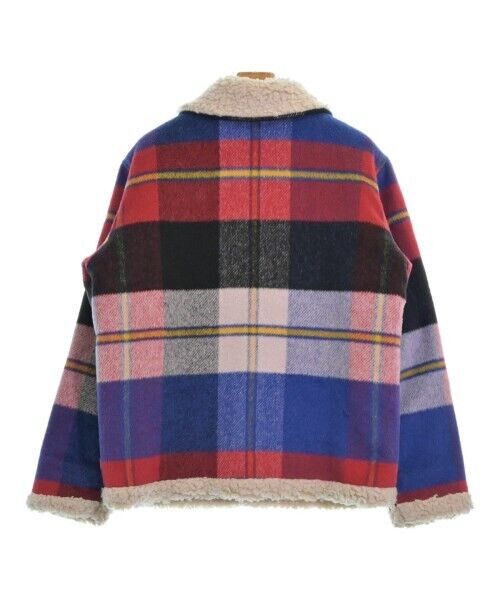 Supreme 17AW Plaid Shearling Bomber Jacket Multicolor Check