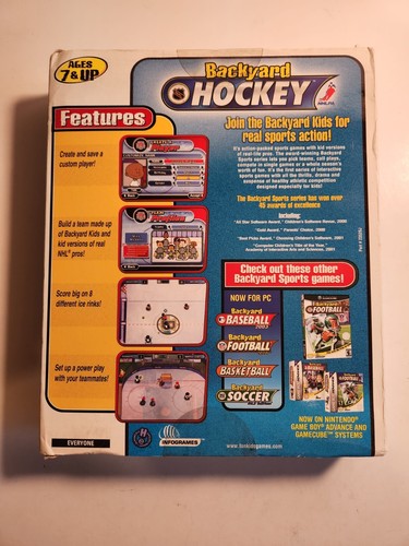 Backyard Hockey (PC, 2002) New and Sealed in Big Box Mike Modano Version - Picture 2 of 5