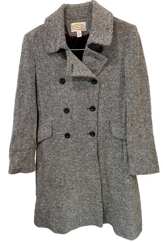 Cappotto donna doppiopetto Talbots tweed taglia 10 misto lana - Foto 2 di 23