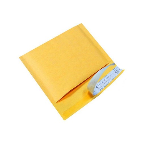 #4 9.5x14.5 Kraft Bubble Padded Envelopes Mailer Yellow Shipping Bag AirnDefense - Picture 5 of 7
