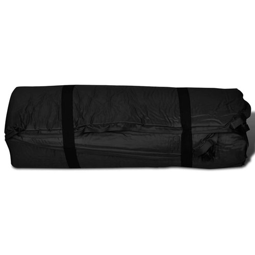 Black Self-Inflating Sleeping Mat Double Inflatable Mattress Camping Bed - Picture 5 of 5