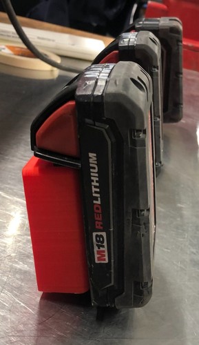 Portapilas Milwaukee M18 5 en 1 Impreso en 3D/Soporte Pilas - Imagen 10 de 12