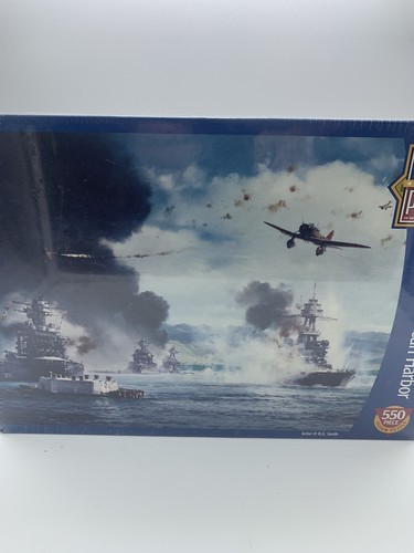 Master Pieces Attack On Pearl Harbor 550 Piece Puzzle New Sealed In Box - Picture 9 of 11