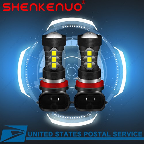 H8 H9 H11 LED Fog Light Bulbs DRL For Honda Civic 2006-2019 Golden Yelow 3000K - Foto 4 di 20