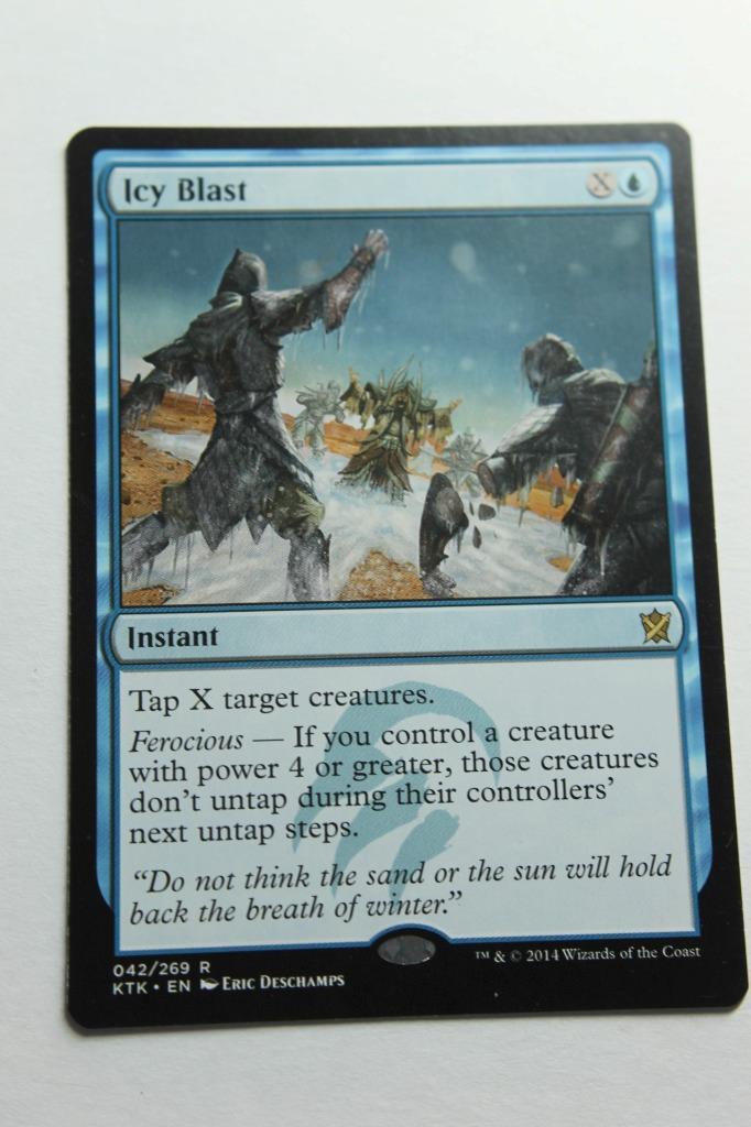 Icy Blast 1x FOIL KTK MTG Khans of Tarkir Rare MINT blue Icy Blast 1x FOIL KTK MTG Khans of Tarkir Rare MINT blue