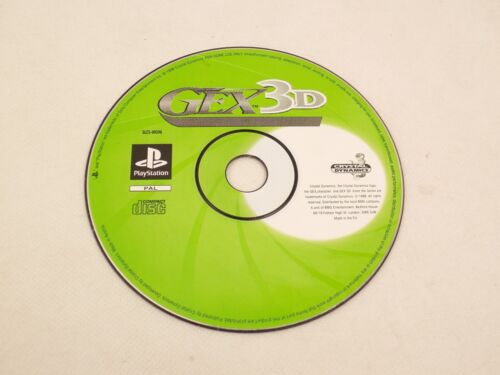 Mint Disc Only Playstation 1 PS1 Gex 3D - Free Postage V-203 - Picture 1 of 1