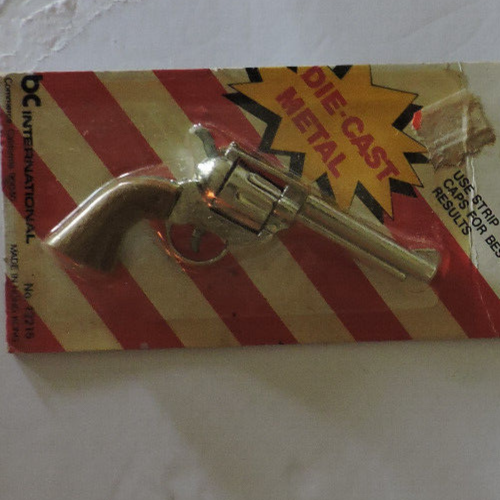 Vintage 4 Zoll lange Metallkappe Pistole noch in unverpackter Verpackung Neu in Verpackung NFP - Bild 2 von 3