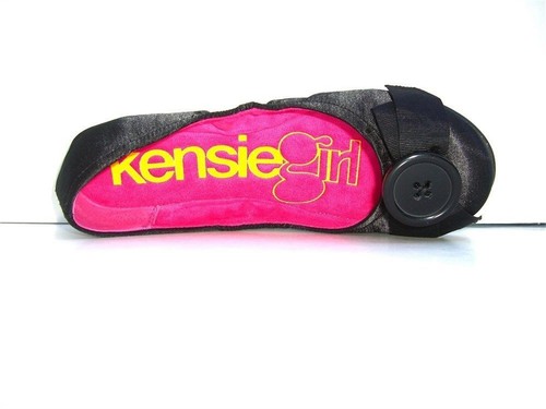 Kensie Mädchen Damen Candy Ballerinas schwarz Taft/Satin Größe 6 M - Bild 3 von 5