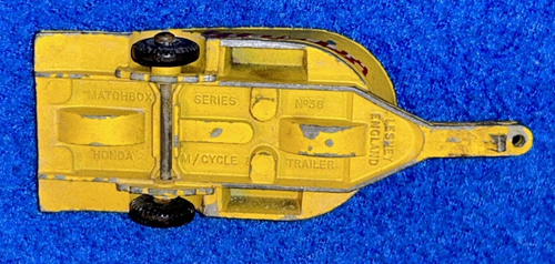 Matchbox Rimorchio Moto Honda 1968-1969 Giallo Made in England n. 38 - Foto 2 di 12