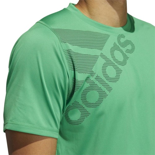 adidas Men's Aeroready FreeLift ClimaLite T-Shirt in Vivid Green-2XL - 第 4/6 張圖片