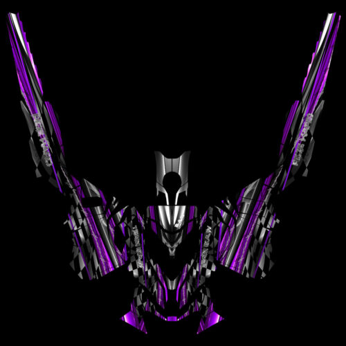 Ski Doo REV XM Graphic Kit Wrap Decals Stickers Tunnel Burnout Design B.A.W - Picture 4 of 10