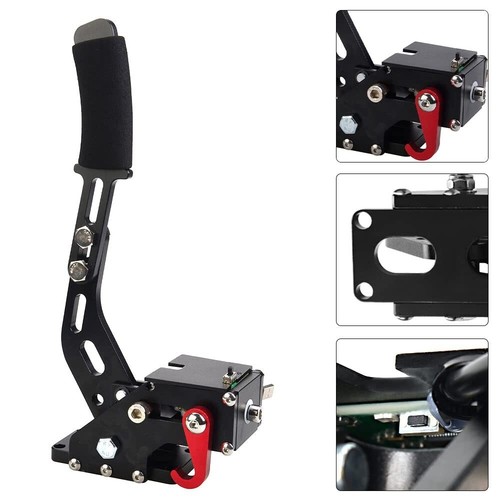 PS4 PS5 PC Racing Game USB Handbrake & Simulator Shifter 6+R H Gear Shifter Kit - Picture 8 of 12