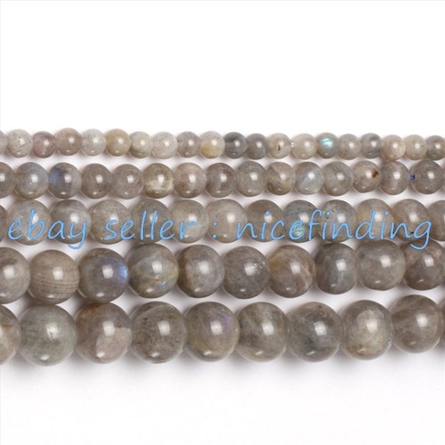 Natural Round Gemstone Loose Beads Lots For Jewellery Making 15" Free Shipping - Picture 183 of 337
