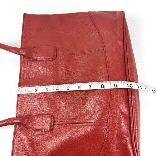 AMERI Leather Handbag Cordovan Leather Shoulder Bag Tote Womens Purse - Picture 10 of 12