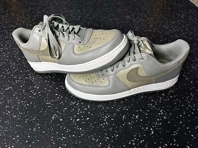 Nike Air Force 1 '07 LV8 Men's 11.5 Dark Stucco Olive Green White FJ4170-002