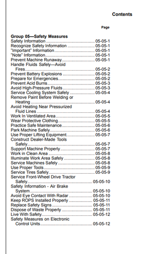 JOHN DEERE 7430 7530 PREMIUM TRACTOR REPAIR SERVICE MANUAL Tm400319 - Picture 3 of 6