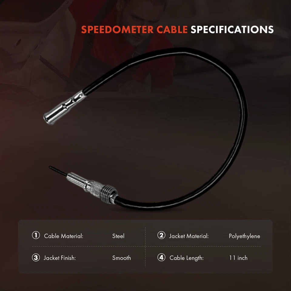 Cable velocímetro inferior 11" para Ford Taurus 1993-1998 Mercury Sable 1993-1998 Foto 3 de 4