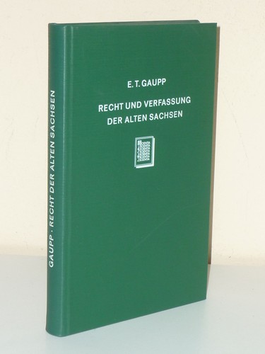 E. Th. Gaupp: Recht und Verfassung im alten Sachsen - Lex Saxonum. Faks. v. 1837 - Picture 1 of 5