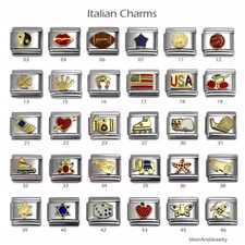 Italian Charms for 9mm European modular Bracelets  #01