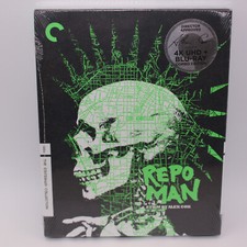 Repo Man with Slipcase (Criterion Collection) (Ultra HD, 1984) FACTORY SEALED
